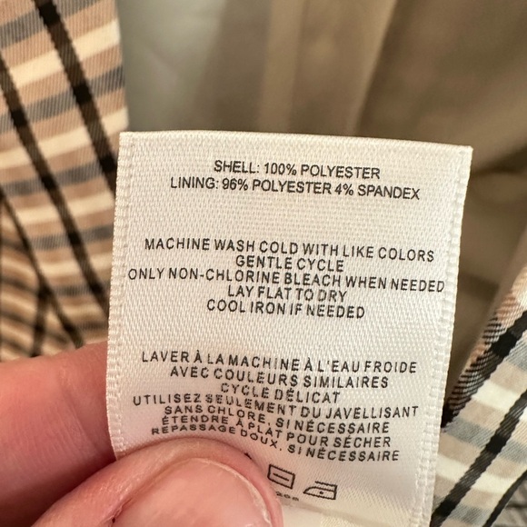 EXPRESSxNEGIN MIRSALAHI plaid boyfriend woman blazer Corpcore oversized XXS - Picture 8 of 14